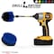 Drill Brush Power Scrubber By Useful Products 5 in W 5 in L Brush, Blue B-S-4M-5X-QC-DB - alternate 6